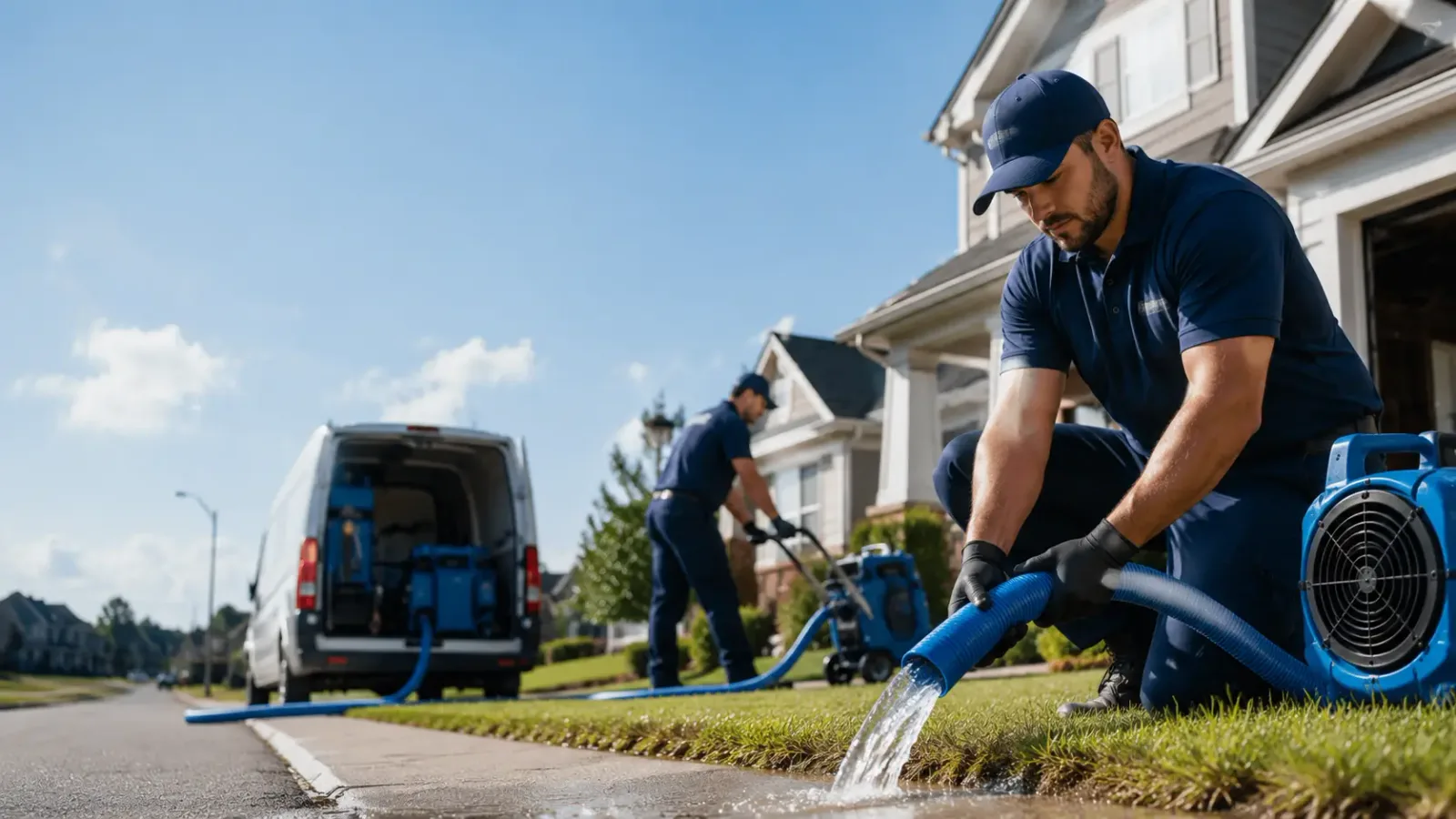 Flood Damage Restoration in Ashley, OH